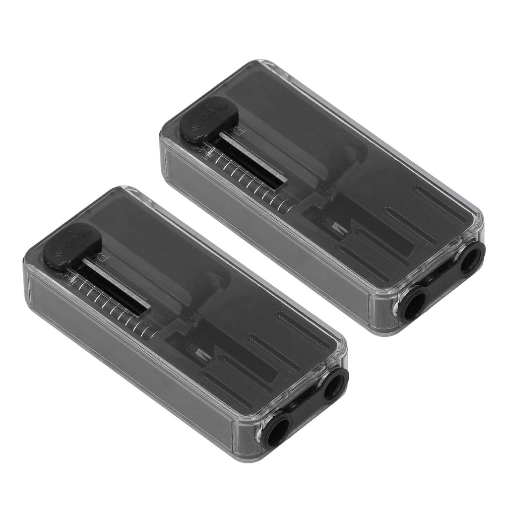 (Black)Crushball Dispenser 2 Pcs Cigarettes Apsules Dispenser Cigarette