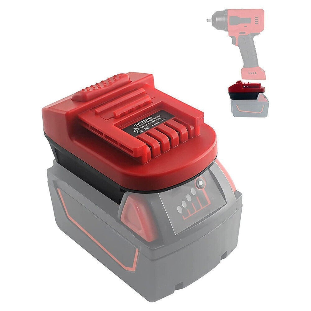 Adapter for Dewalt & Milwaukee 18V Li-ion Battery to Snap-on 18V Cordless Tools