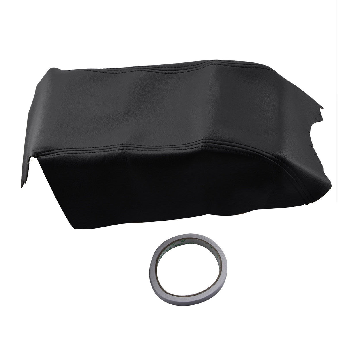 Console Armrest Protective Cover for Land Rover LR3 LR4 2005-2016 Black Leather