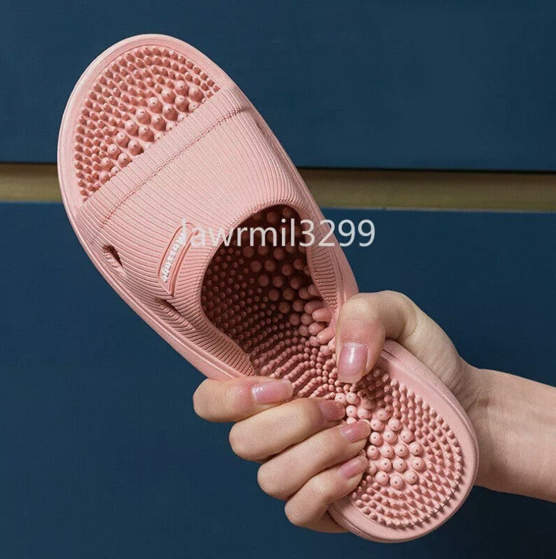 Anti-Slip Reflexology Sandals, Acupressure Foot Massage Therapy Slippers Unisex
