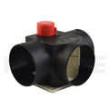 75mm T Branch Ducting Splitter w/ Regulating Flap Valve For Eberspacher Webasto