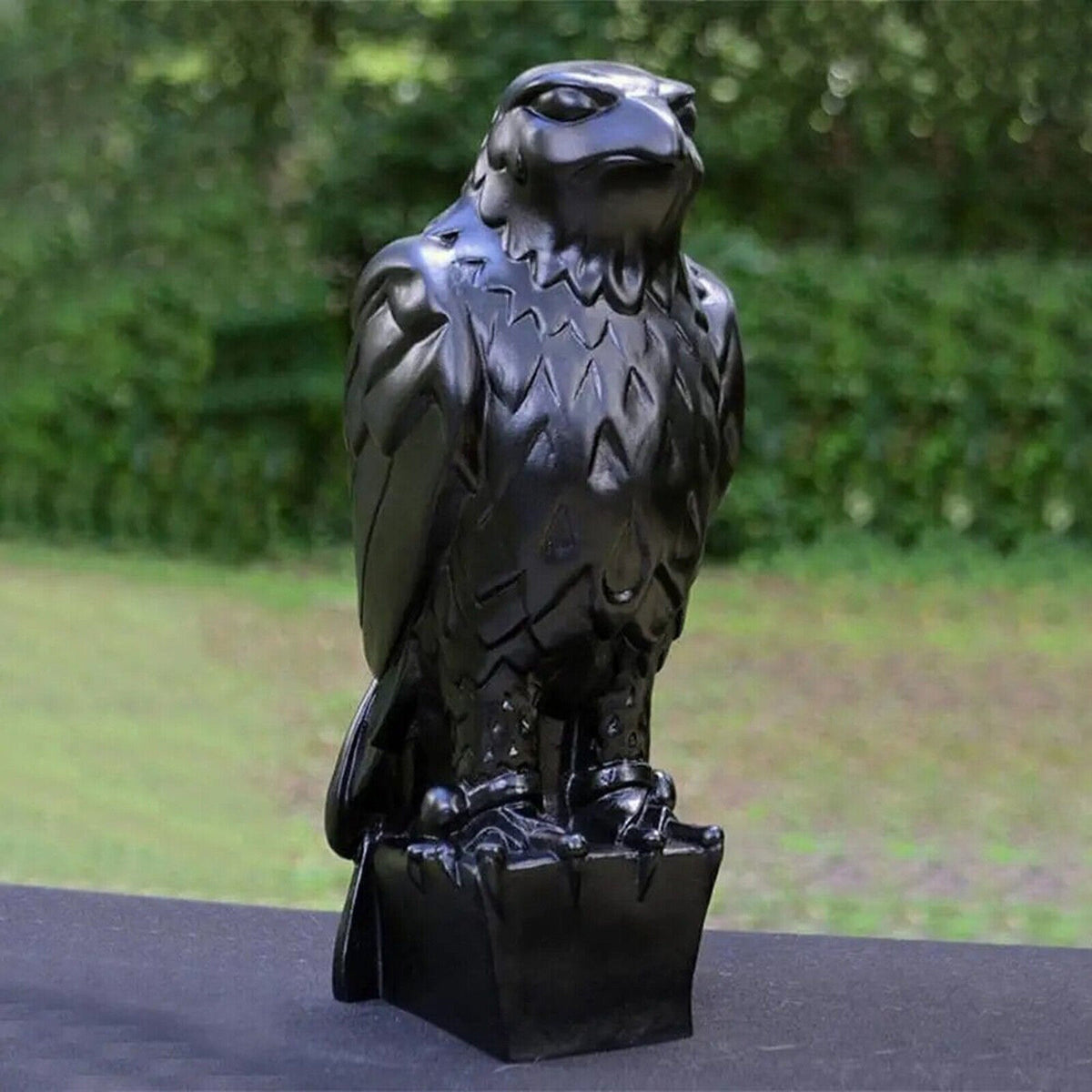 The MAltese FAlcon StAtue Prop Resin EAgle Figurine Home Desktop DecorAtion. *