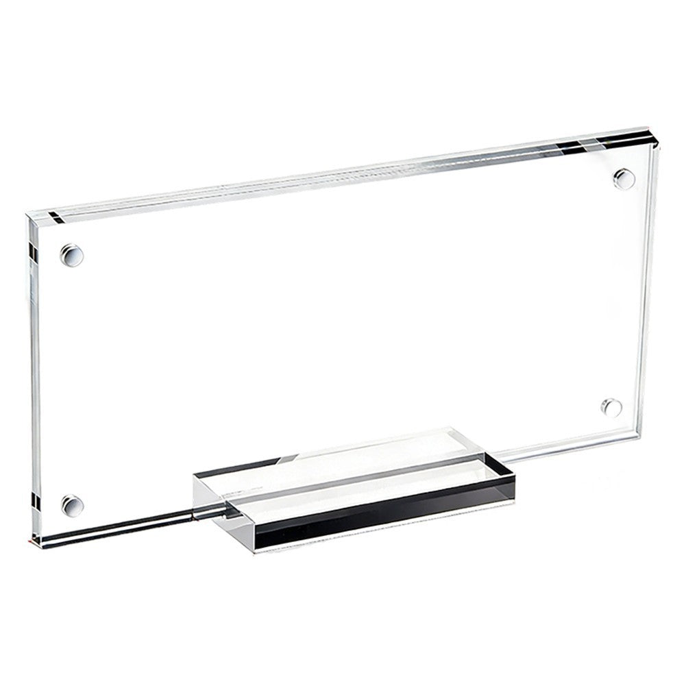 Double Sided Acrylic Display Frame for Currency and Keepsakes 3.5 x 7.3 Inches