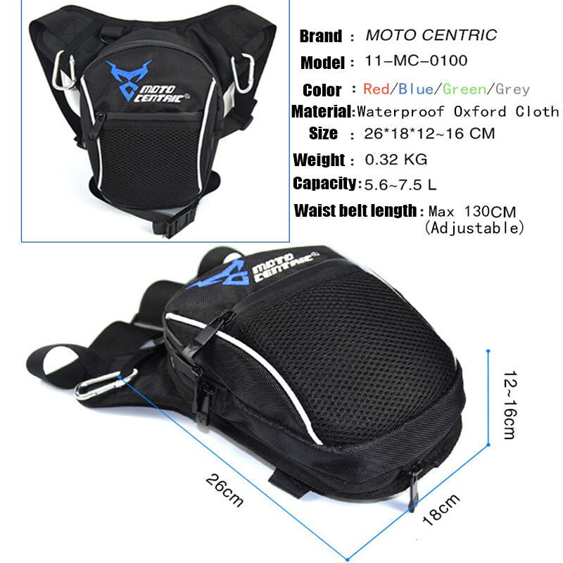 Motorcycle Drop Waist Leg Bag Thigh Belt Hip Bum Waterproof Motorbike Tactical