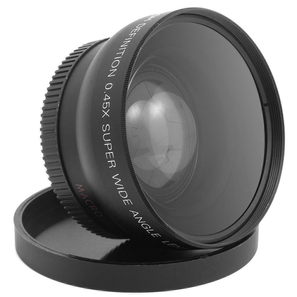 0.45x 52mm Wide Angle Lens with MACRO for Canon Nikon 52mm DSLR&digital camera