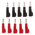 10Pieces 4mm Banana Plug for Test Probe Instrument Meter