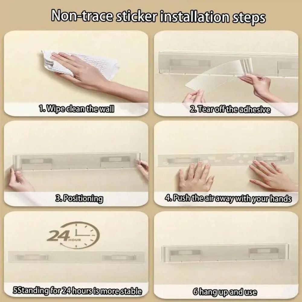 1/2/3X Plastic Picture Book Display Stand Transparent Bookshelf  Children's Wall