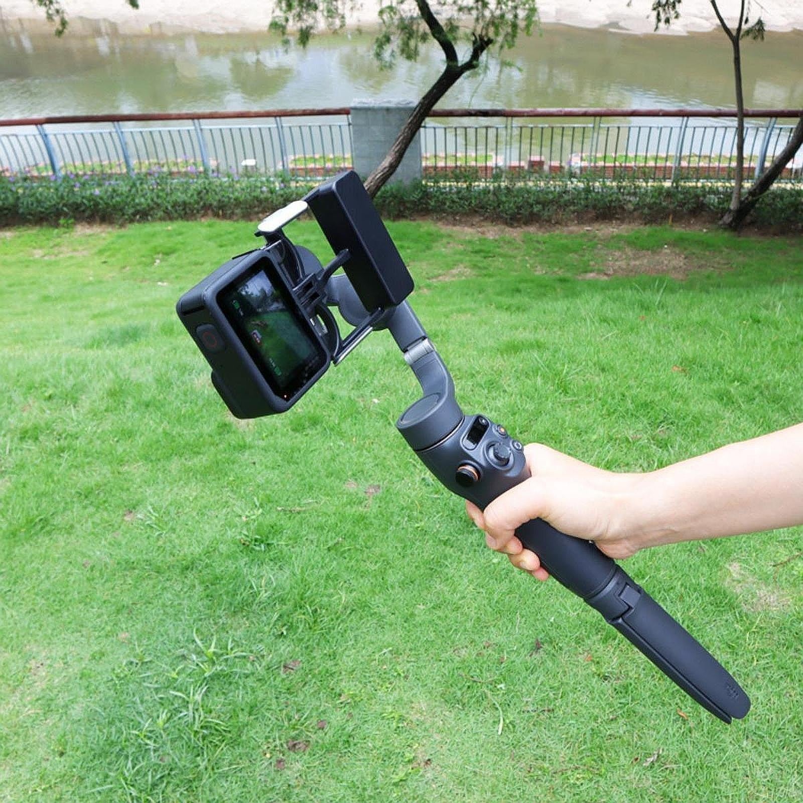Action Cameras Adapter Mount Adapter for Sport Camera Osmo Mobile 6/5 OM 4/3