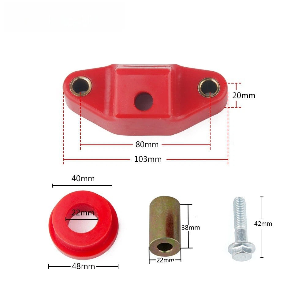 6-Speed Front&Rear Shifter Stabilizer Bushing Kit For Subaru Impreza WRX STI BRZ