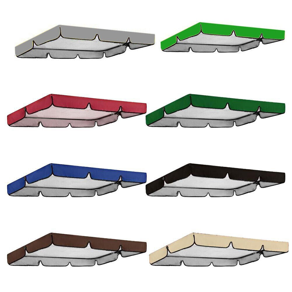Replacement Canopy For Swing Seat 2/3 Seater Size Garden Park Hammock Top Cover