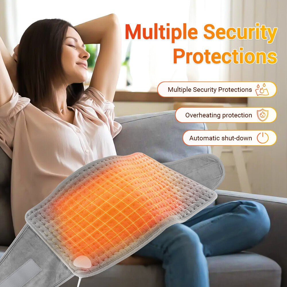 Heat Pad for Back Pain Relief Electric Heating Pads with 9 Temperatures 4 Timer