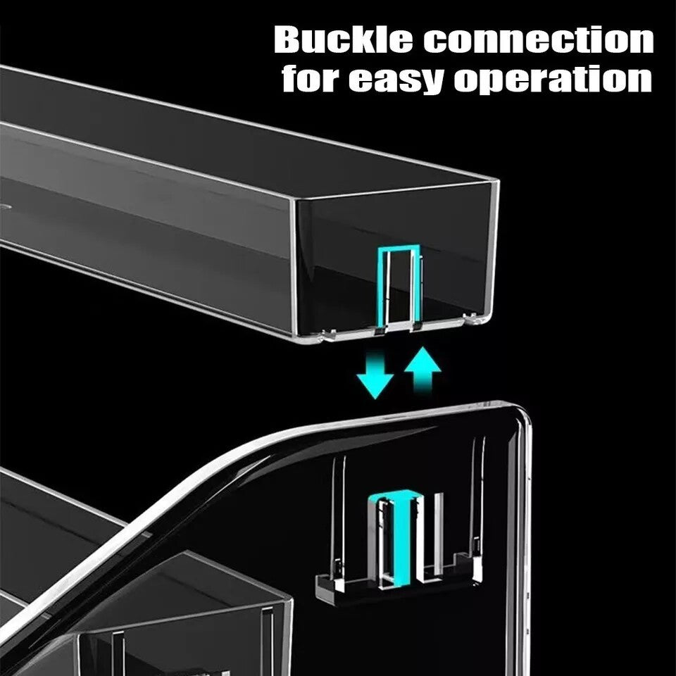 UK Acrylic Card Display Stand Rack Shelf Organizer For PSA Trading Baseball Card