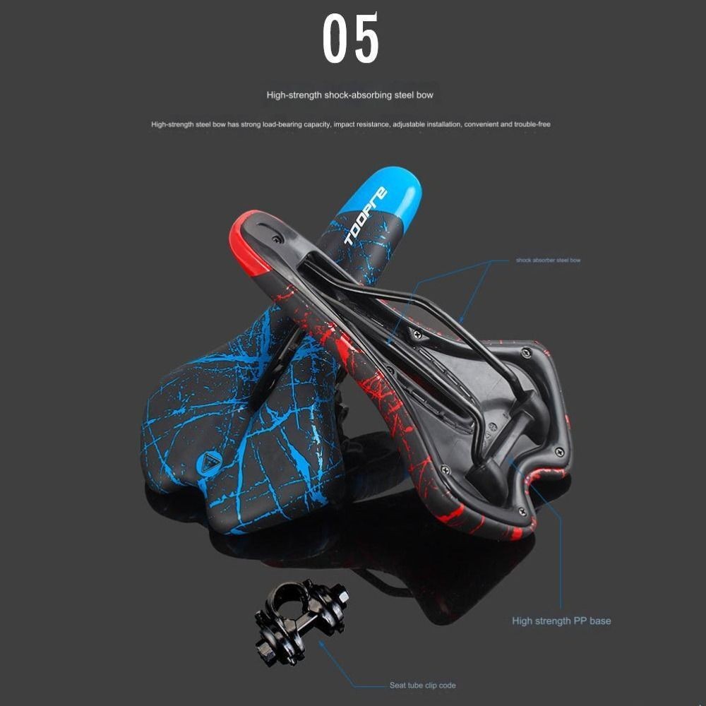 Gel Filled Bicycle Saddle Comfortable Mountain Road Bike Seat Soft MTB Seat