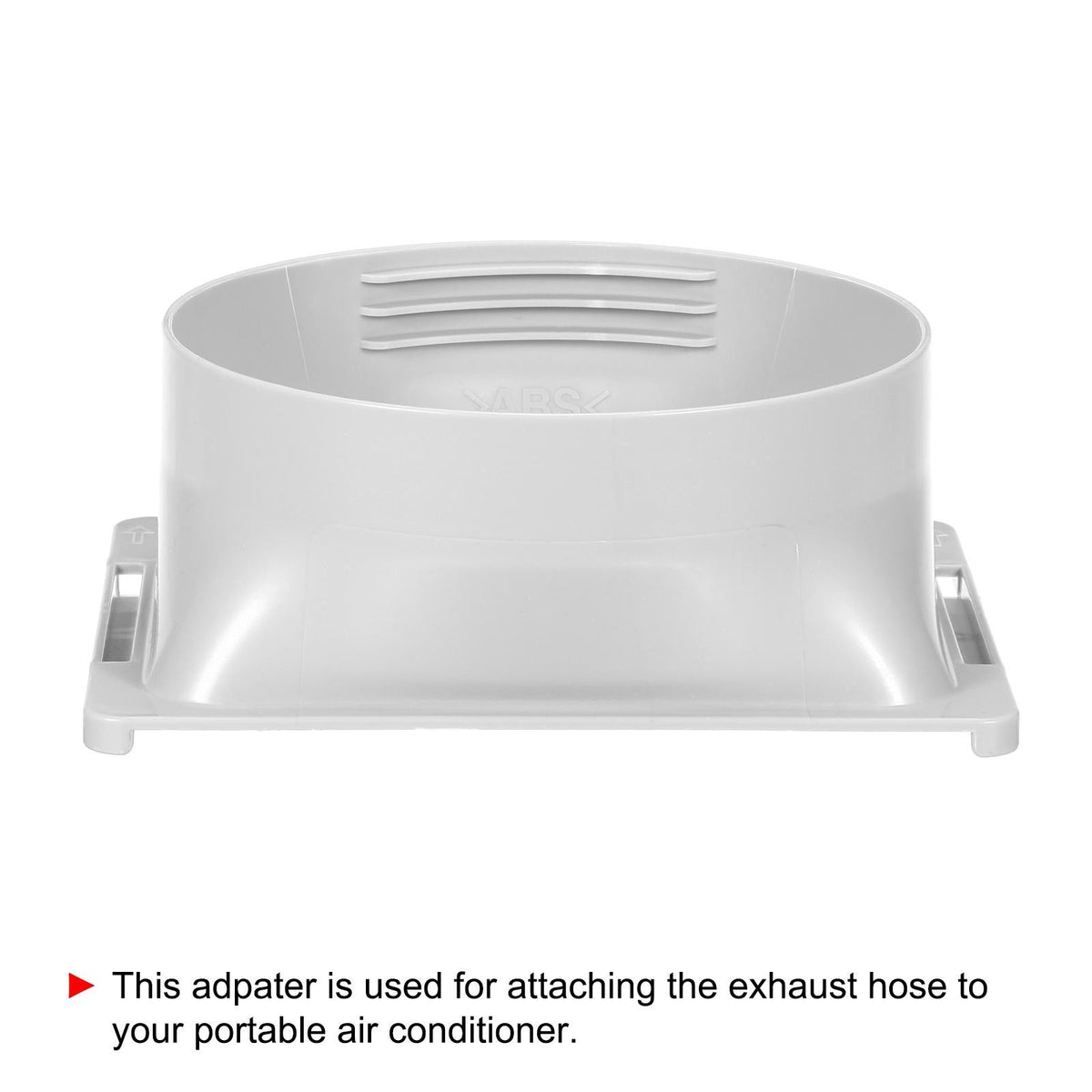 Exhaust Hose Coupler 150mm Dia Portable Air Conditioner Tube Square Adapter