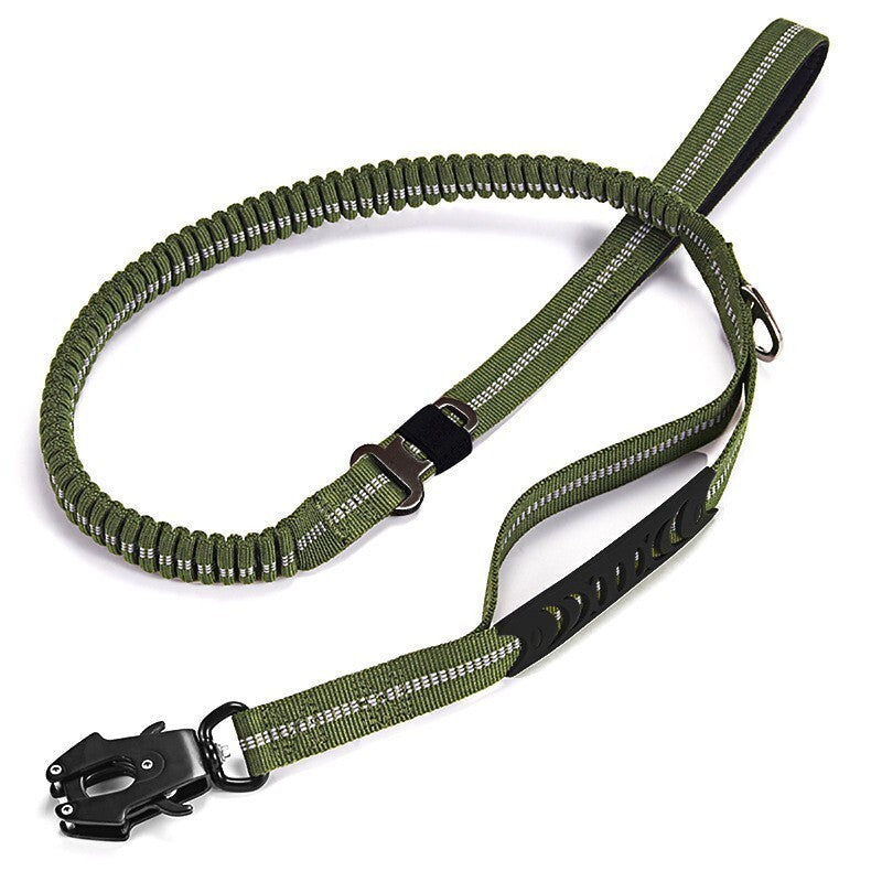 Heavy Duty Dog lead Leash 4-6FT No Pull Bungee Dog Leash with Quick Release
