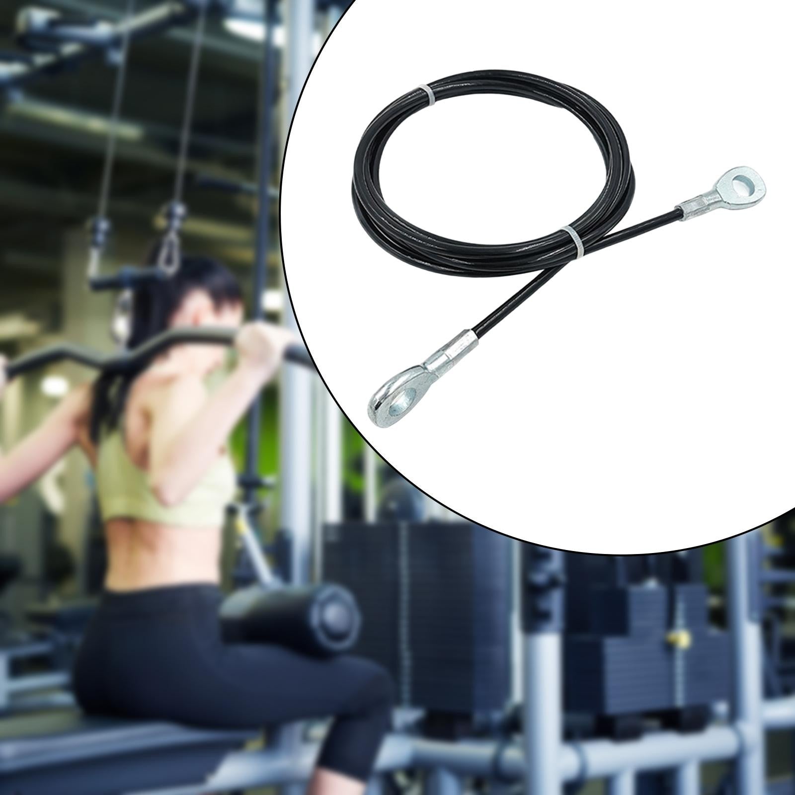 Home Gym Cable 5mm Accessory Premium Replacement Fitness Extension Cable