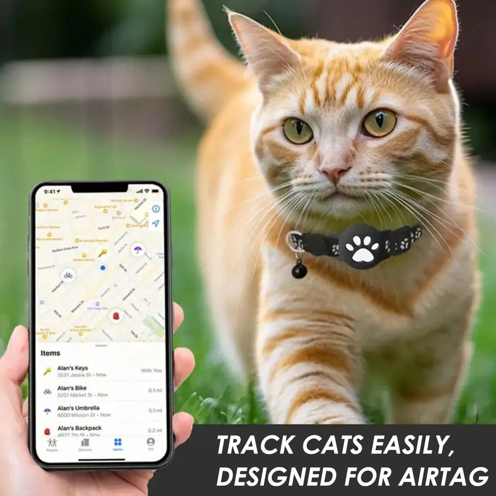 Cat Tracker Finder GPS Collar Waterproof Electronic Pet Locator for iOS Android