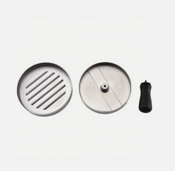 2* Burger Press Round Stainless Steel Burger Smasher Heavy Duty BBQ Patty Maker