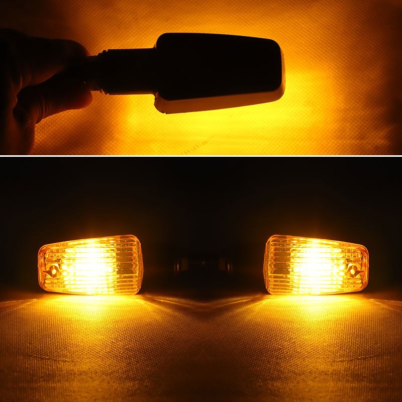 4X Motorbike Motorcycle Turn Signal Indicator Light Bulb Amber Blinker Lamp 12V
