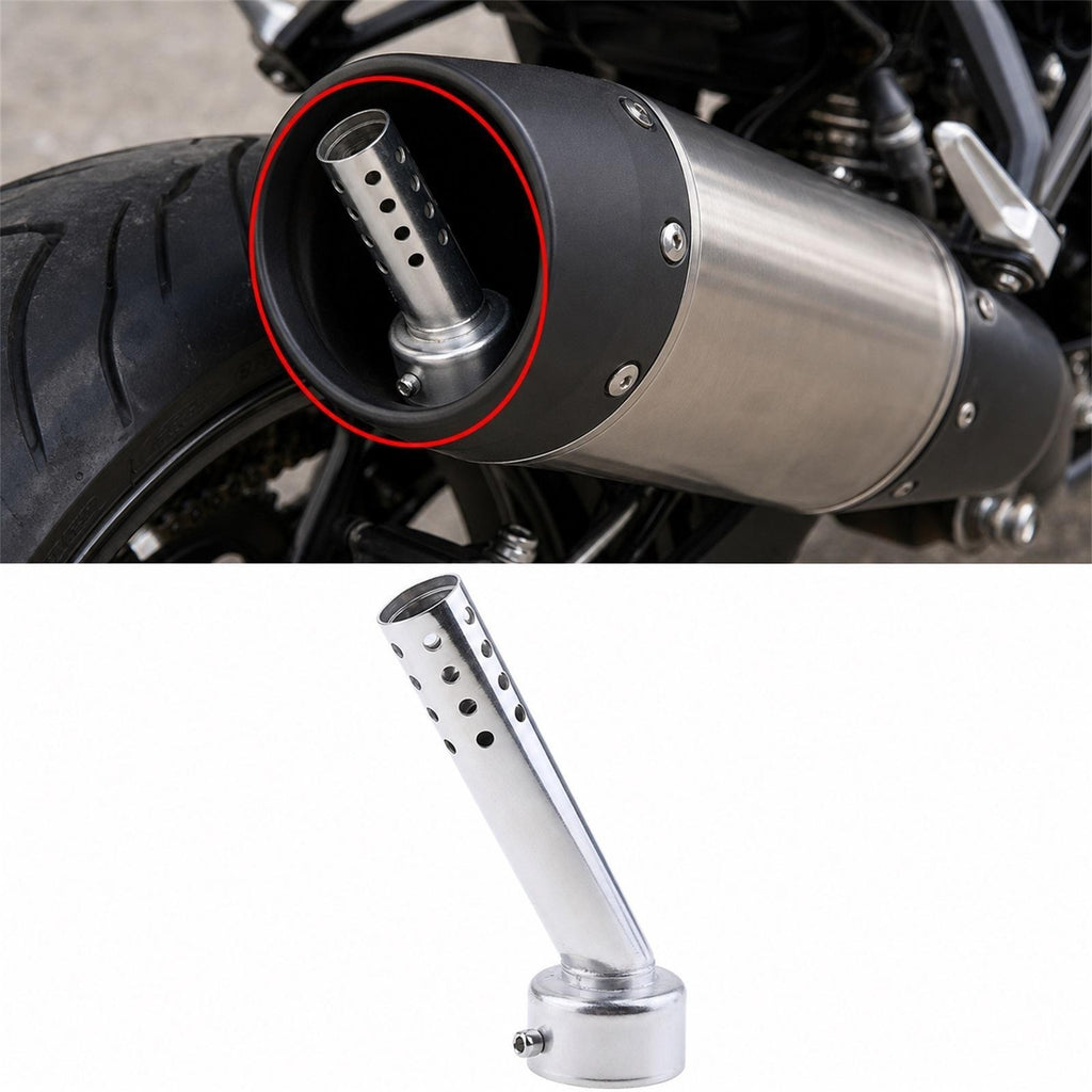 Universal Metal Exhaust Baffle - 48mm Angled db killer -