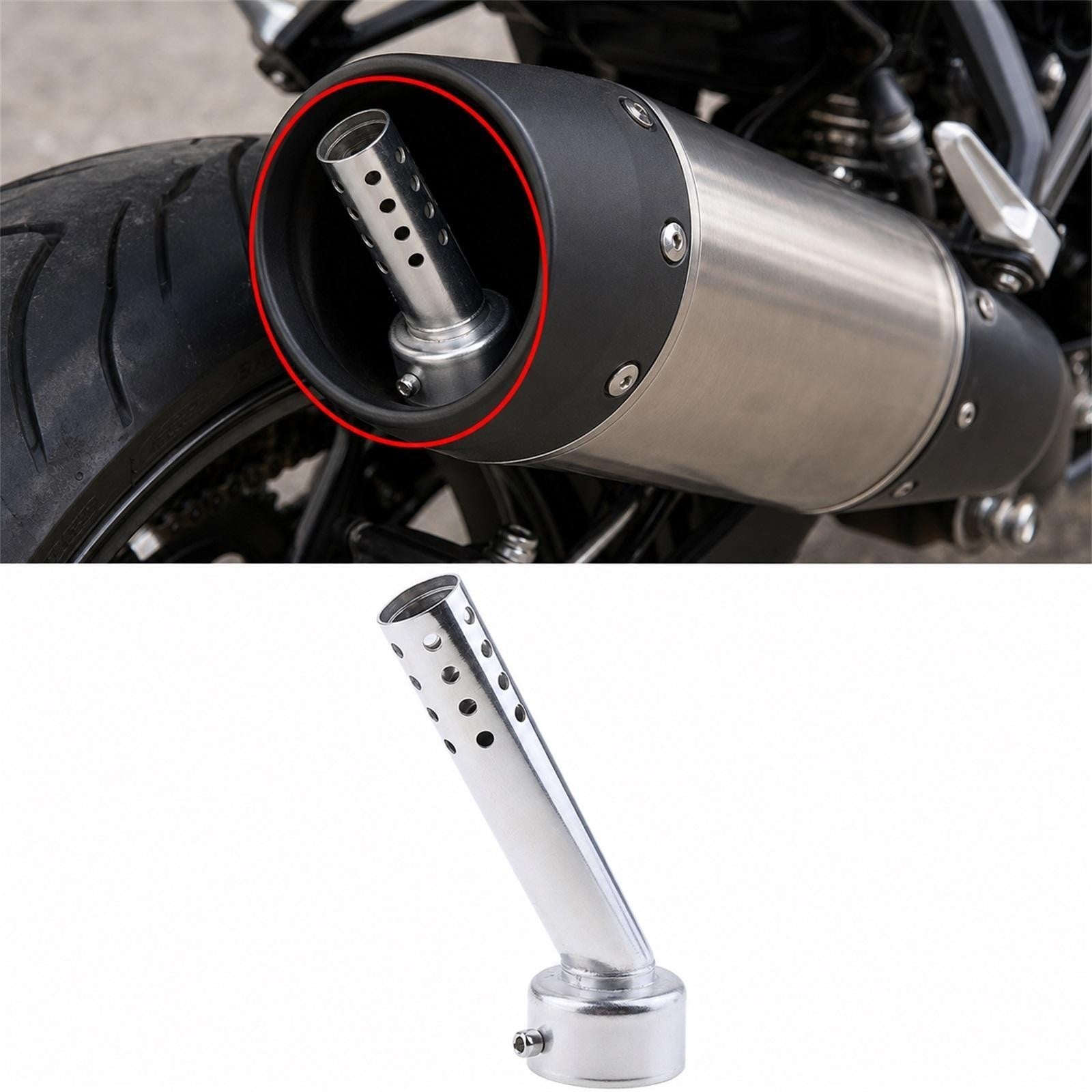 Universal Metal Exhaust Baffle - 48mm Angled db killer -