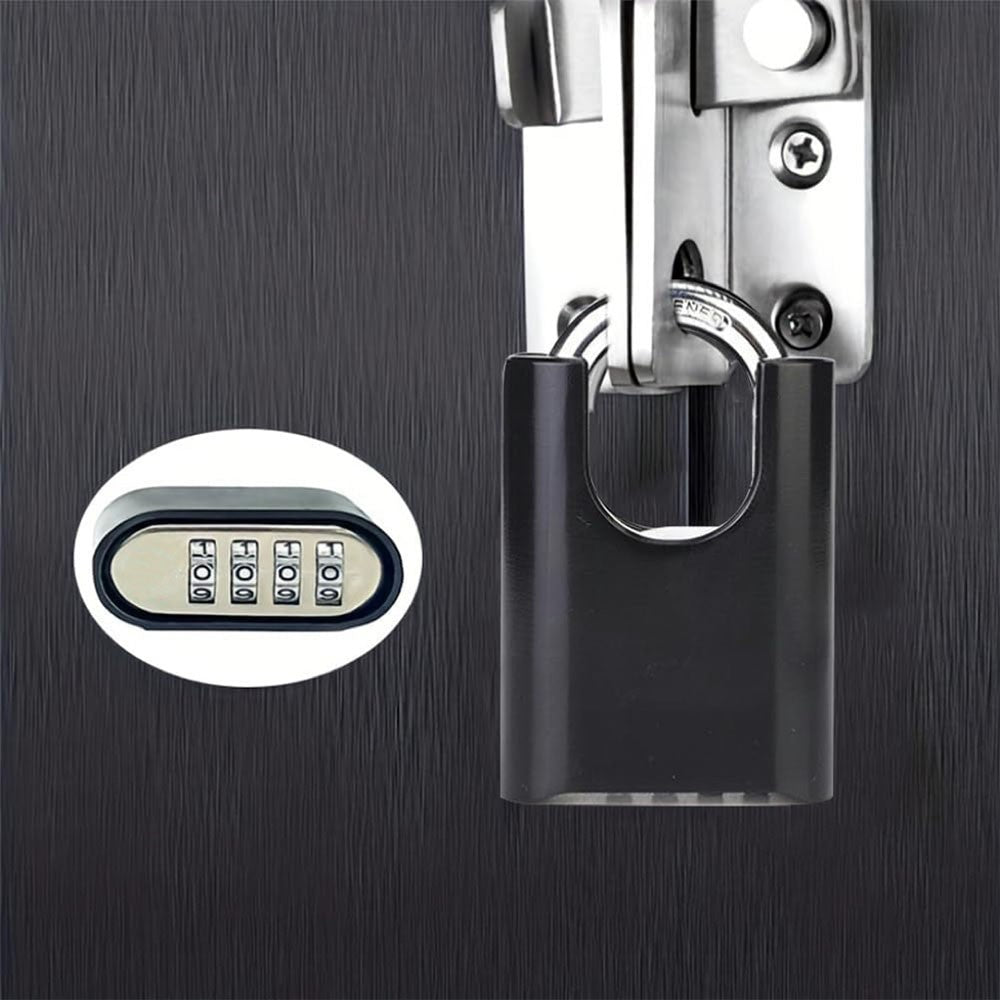Large Heavy Duty Combination Padlock Outdoor, [Anti-Cutting] [Waterproof]
