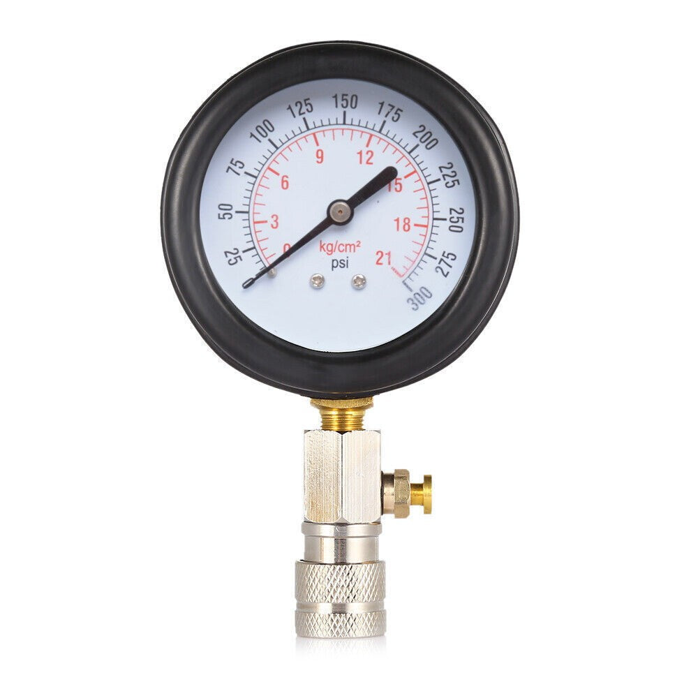 Automotive Petrol Engine Compression Tester Test Set Gauge Car Motorcycle Tool