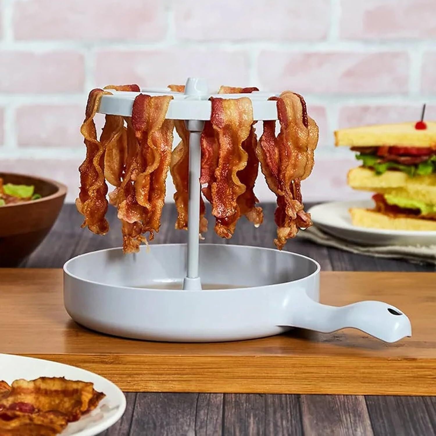 Microwave Barbecue Grill, Bacon Wizard Microwave Crispy Bacon Maker 🔥