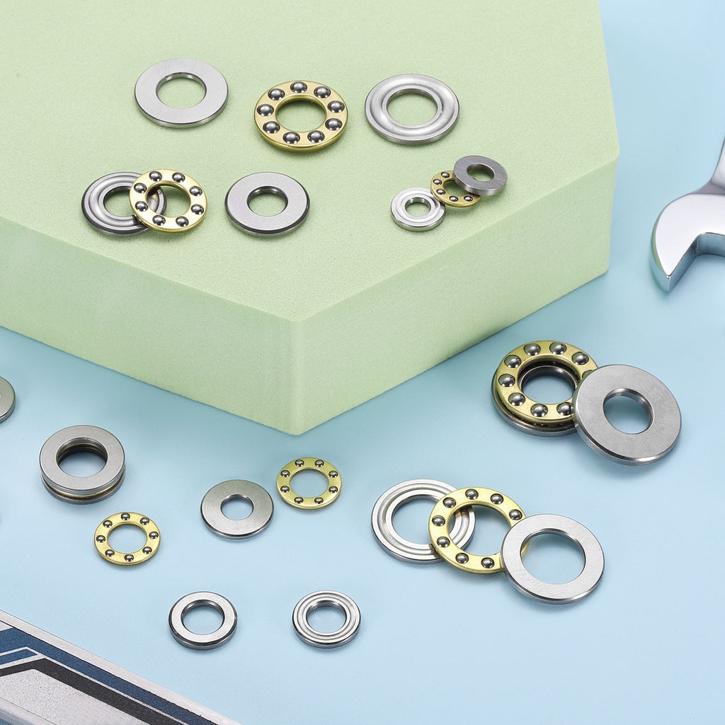 8pcs F10-21M Thrust Ball Bearings 10mmx21mmx7mm Chrome Steel Single Direction