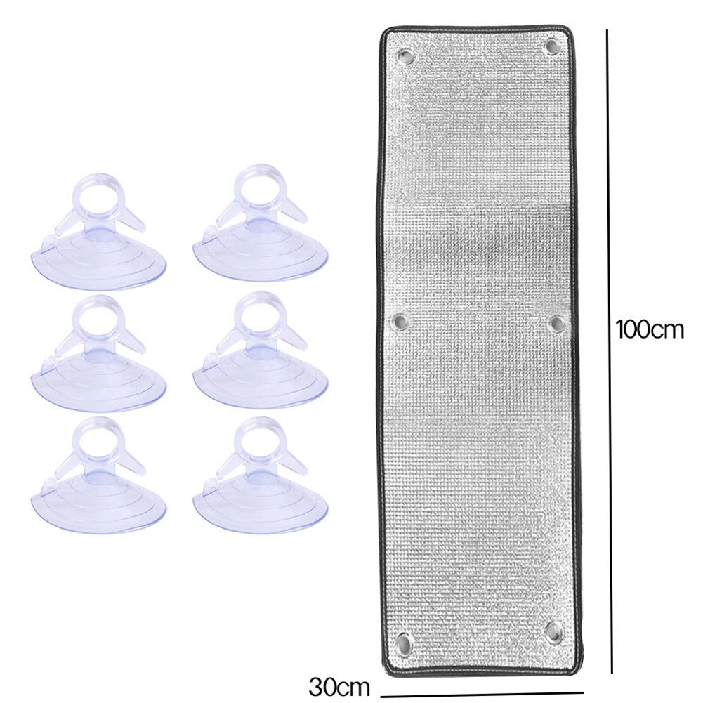 Heat Insulation Aluminum Foil Window Film with Suction Cup for Easy Installation