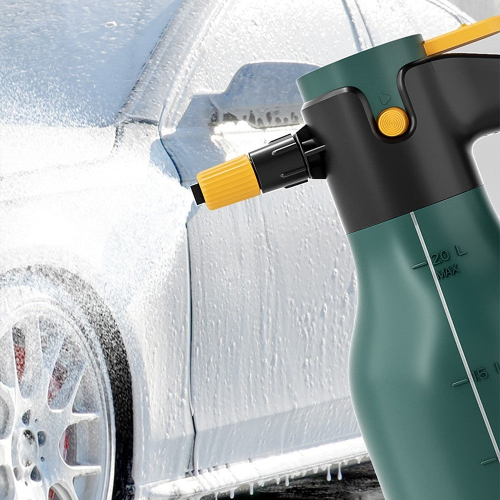 2L Rechargeable Car Wash Foam Sprayer for Vehicles Gardens and Cleaning.*