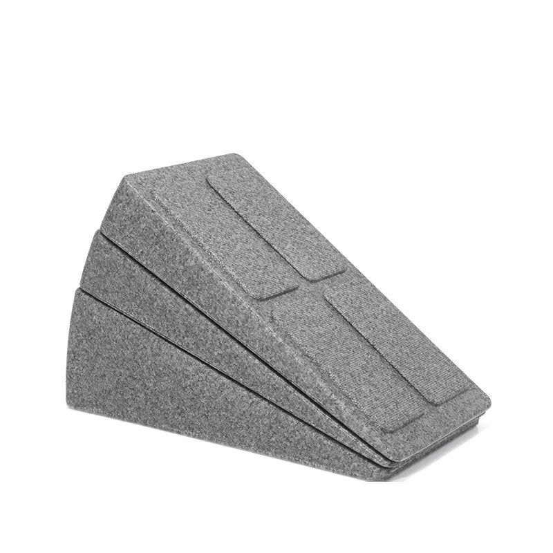 3Pcs/Set Yoga Bricks Squat Wedge Blocks Block Ramp Deadlift Slant Board Adjustab