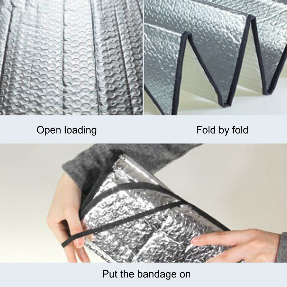 Reflective Car Windscreen Sun Shade Foldable Sunshade UV Blind Visor Protector