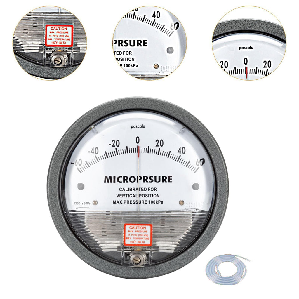 Micro Differential Pressure Gauge Differential Manometer Professional