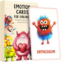 Emotion Cards for Children,32 PCS Flash Cards for Toddlers,Children'S Mindfulnes