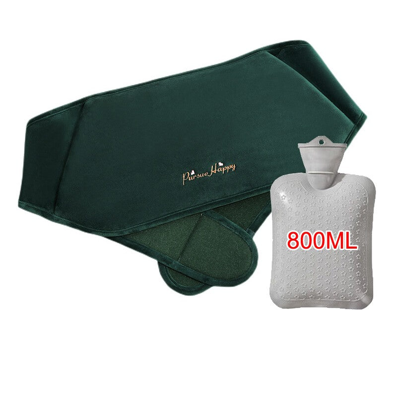 Wearable Hot Water Bottle Belt Wrap Around Waist Stomach Back Warmer sofe cover
