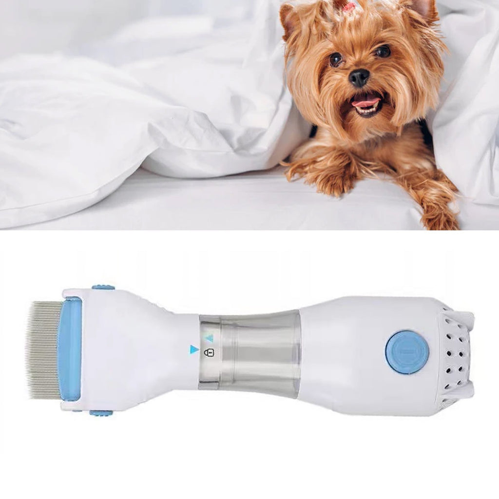 Electric Lice Removal Device Stainless Steel Electric Head Lice Comb For Hair Bl