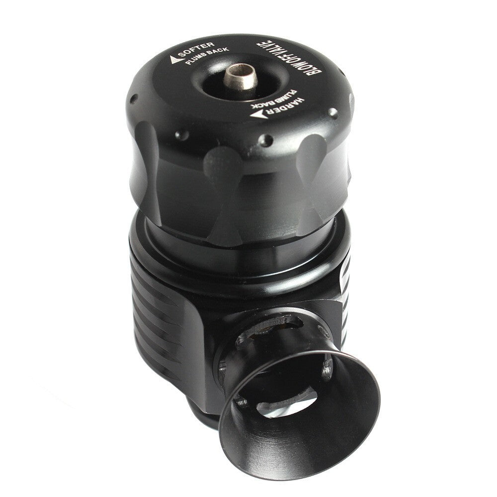 25mm Universal Dual Port Blow Off Valve (BLACK) Diverter Valve Dump Valve