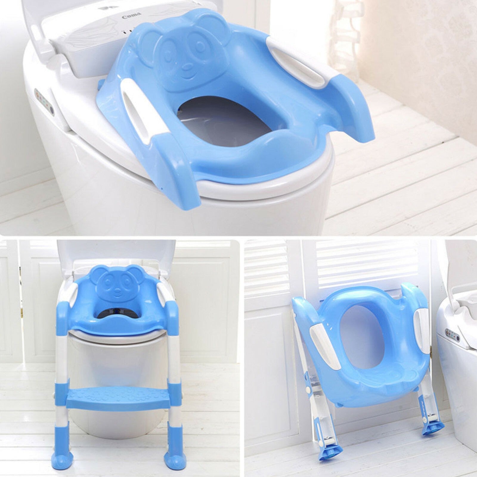 CHILDREN BABY TODDLER KID POTTY TRAINING TOILET SEAT TRAINER URINAL CHAIR LADDER