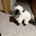 Hairless Cat Clothes Winter Thicken Warm Sphynx Sweaters Pullover Pet Pajamas