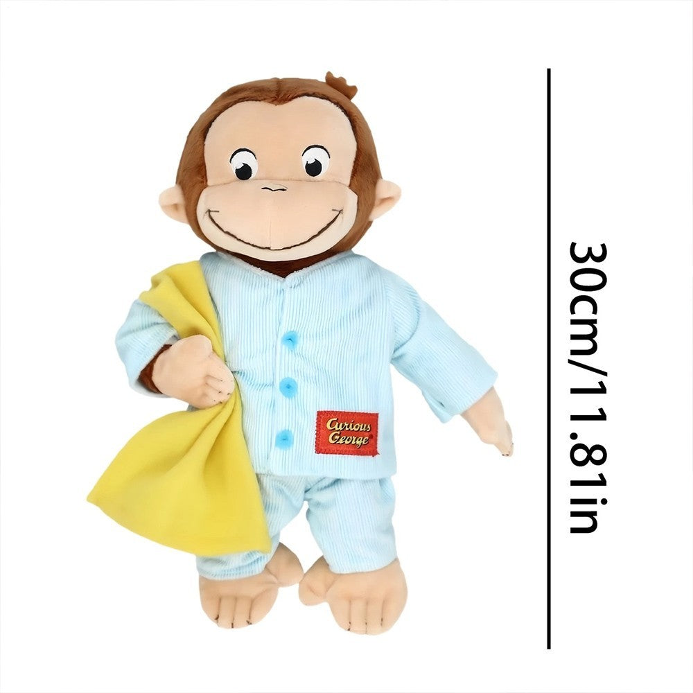 Curious George Plush Toy Monkey Soft Dolls Anime Plush Toys Gifts