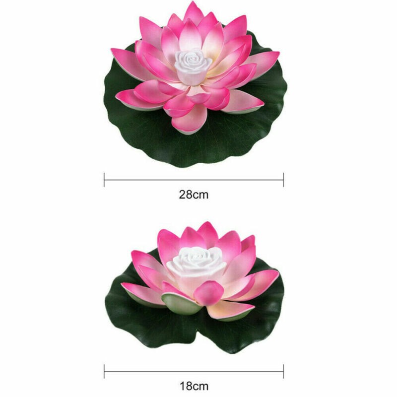 6pcs Floating Lotus Light LED Water Lily Light for Pool Party Decoration