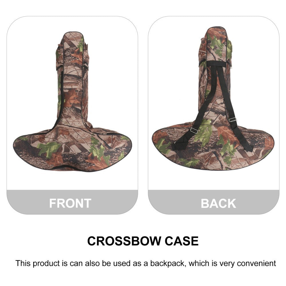Crossbow Storage Bag CanvasT Shape Bow Bag Adjustable Hunting Archery Case