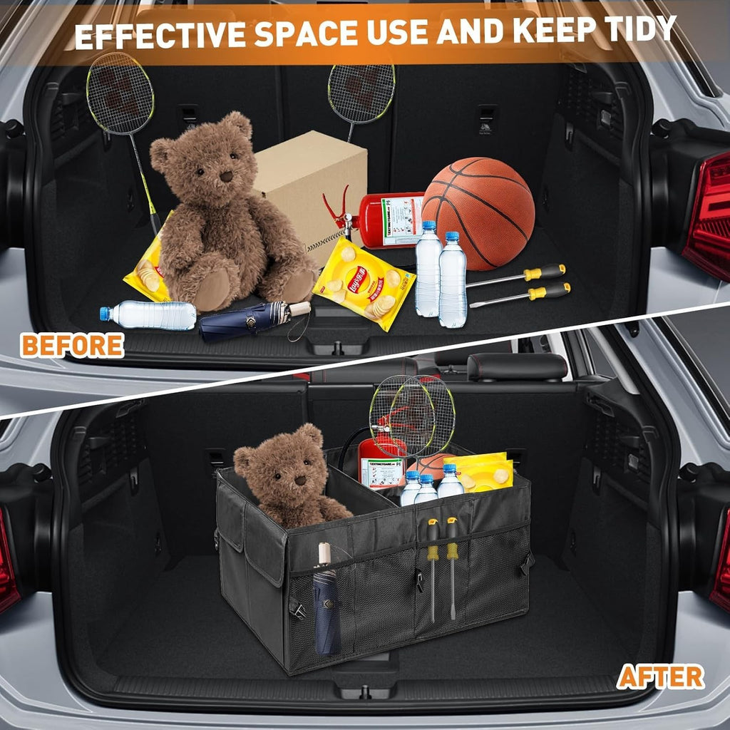 Foldable Car Boot Organiser Heavy Duty Storage Box Portable Vehicle Tidy