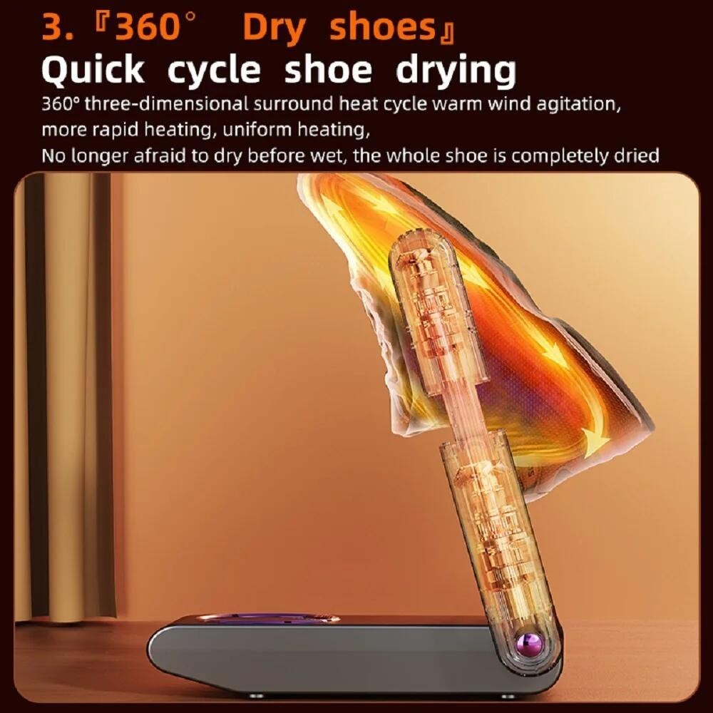 Electric Shoe Boot Dryer with UV Sterilization Fast Drying Odour Eliminating