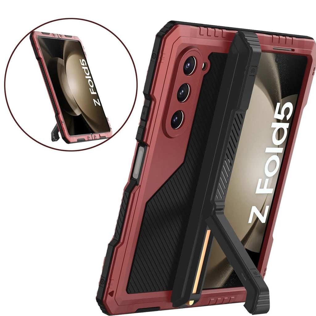 For Samsung Galaxy Z Fold 7 6 5 4 Metal Aluminum Shockproof Armor Case Cover