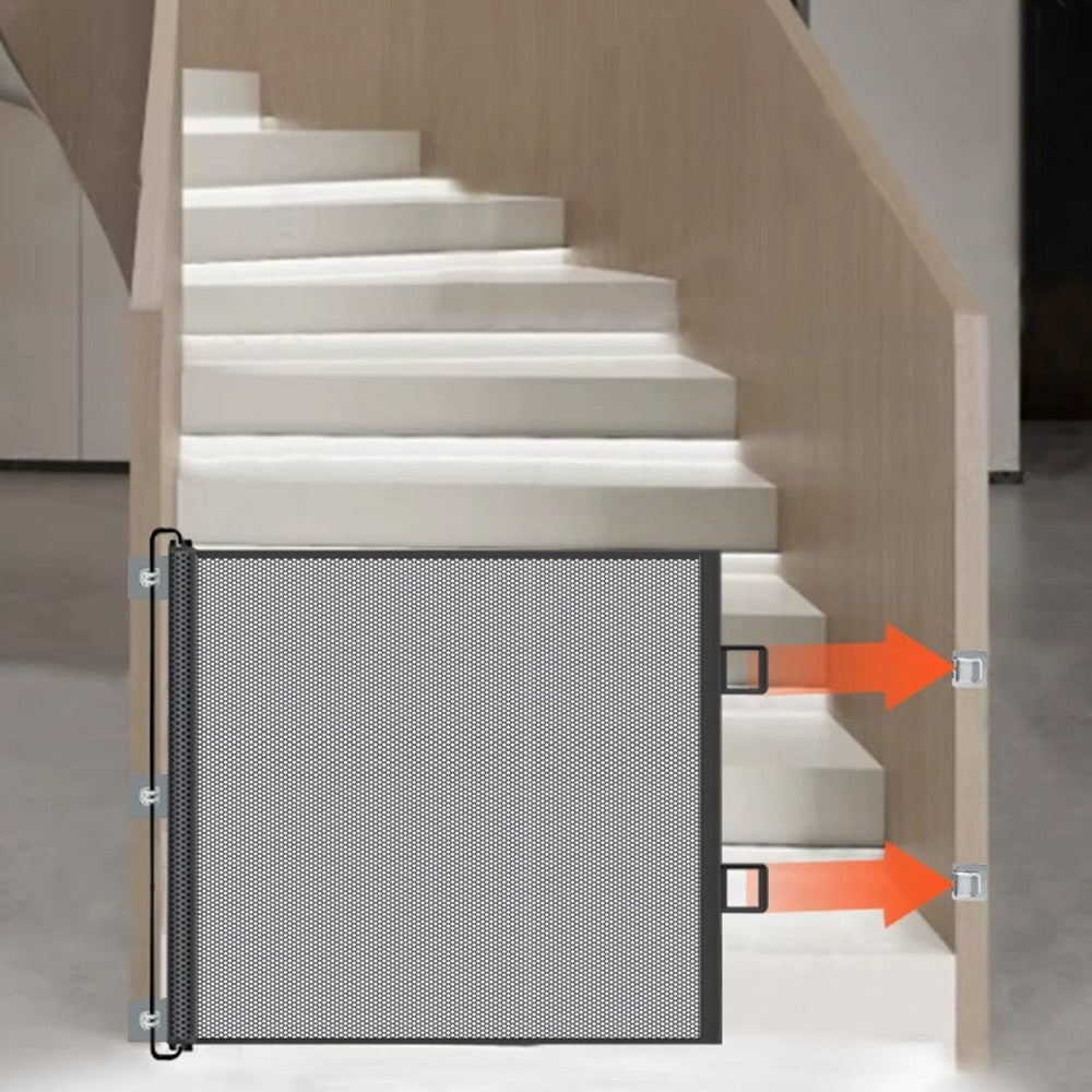 Foldable Safety Gate For Baby Toddler Stairs Pet Dog Isolation Guard Barrier