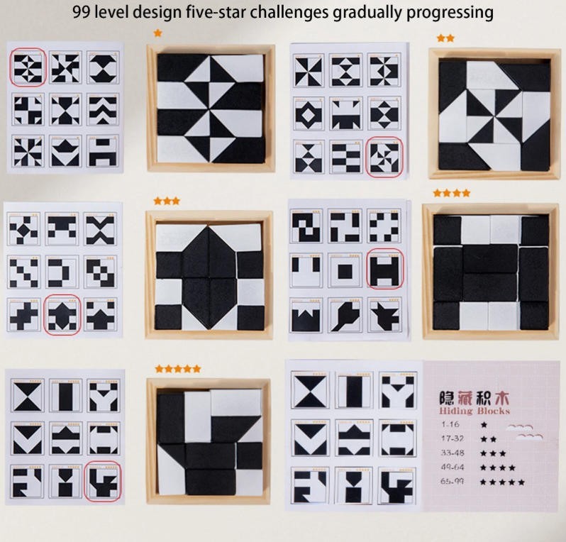 Kids Building  & Brain Teaser Game For 2 Player Building Blocks Battle Blocks UK
