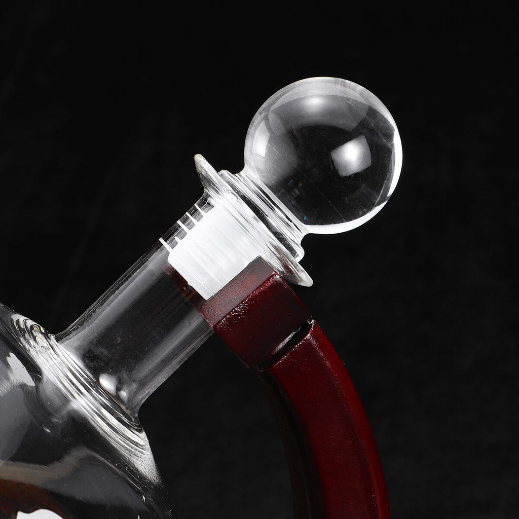 750ml Wine Decanter Glass World Globe Whiskey Vodka Liquor Large Capacity Bottle