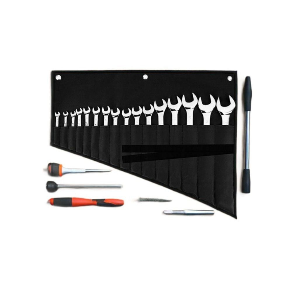 Wrench Organizer Roll Up Heavy-Duty Carrier Holder Wrench Pouch with Straps